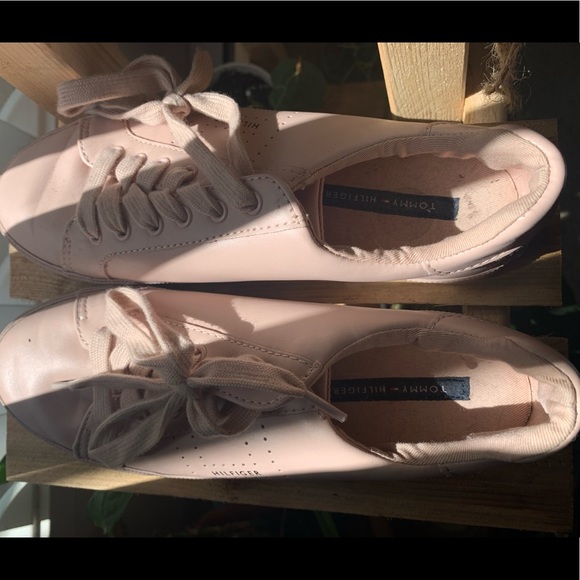 COPY - Pink leather Tommy Hilfiger sneakers - Picture 3 of 3